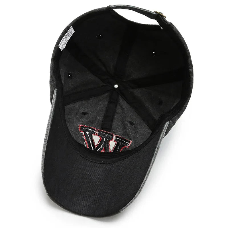Gorra Estilo Vintage con Visera Curva para Viajes y Deporte Tica