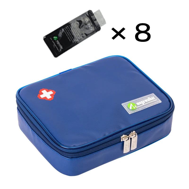 Caja enfriadora de insulina mega, bolsa de tamaño mediano, Estuche De Viaje de insulina para diabéticos con aislamiento portátil, bolsa de hielo de papel de aluminio de tela de nailon