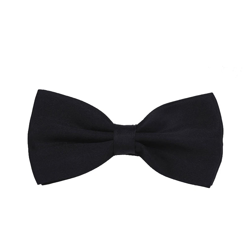 Pajarita ajustada para hombre, pajarita clásica de color negro y dorado, color rojo, verde, rosa, azul y blanco