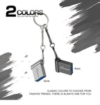 Unidad flash USB 3,0 de metal, 64GB, 128GB, USB Sticks, 32GB, 16GB, memoria mini USB 3,0 de alta velocidad, unidad Flash USB con llavero