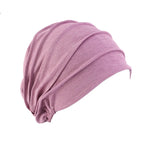 Gorro respirable para mujer, turbante Hijabs para mujer, gorro de tela elástica para la cabeza, gorro suave con volantes para quimio contra el cáncer, bufanda musulmana, venta al por mayor