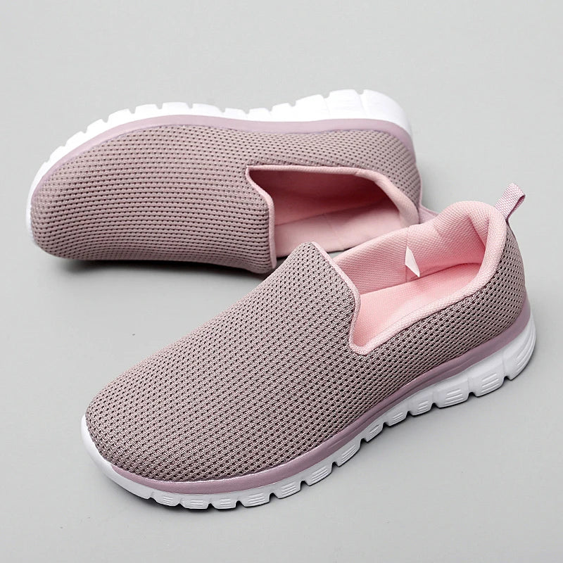 Zapatillas Deportivas Sin Cordones | Ligeras y Cómodas | Talla Grande | Verano