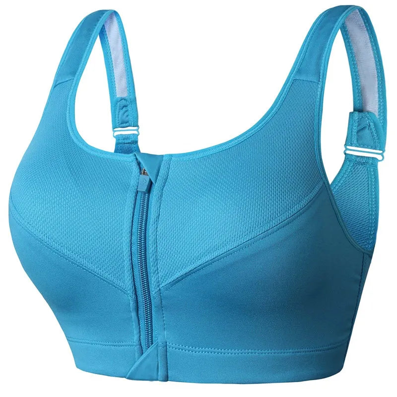 Top Deportivo para Mujer S-5XL | Cremallera Frontal y Push-up | Gimnasio y Yoga | Tico trendy