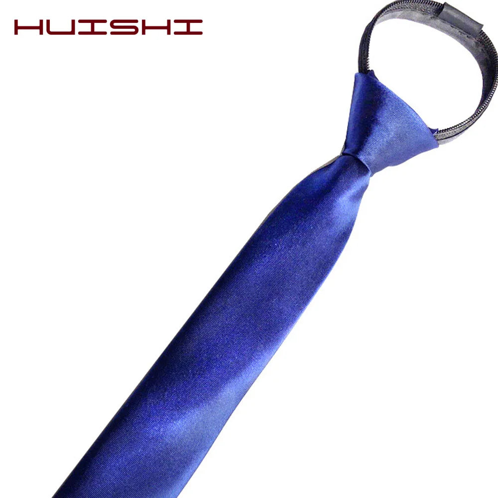 Corbata Preatada Cremallera Para Hombre Estilo Tico Elegante Casual