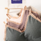 Top Tubo Encaje Decorativo | Sin Costuras | Almohadillas Extraíbles | Ticotrendy