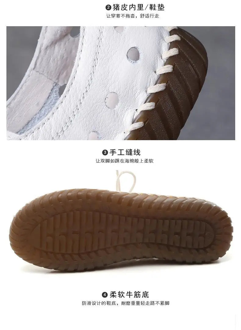 Zapatos Oxford de Diseñador | Cuero Partido | Transpirables | Cordones | Novedad