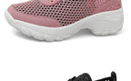 Zapatillas de Malla Hueca con Cordones | Plataforma EVA | Ligeras y Transpirables | Verano