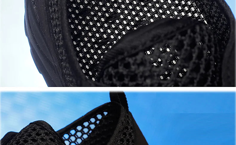 Zapatillas de Malla Hueca con Cordones | Plataforma EVA | Ligeras y Transpirables | Verano