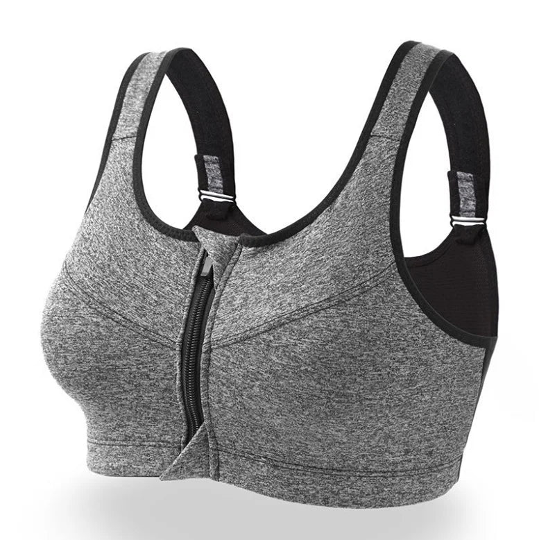 Top Deportivo para Mujer S-5XL | Cremallera Frontal y Push-up | Gimnasio y Yoga | Tico trendy
