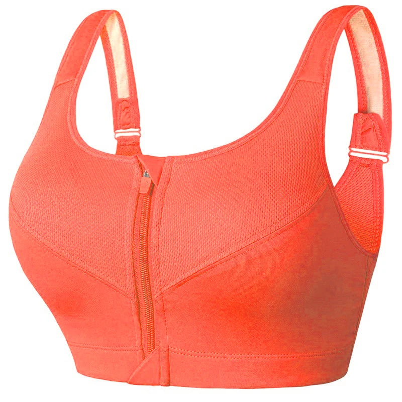 Top Deportivo para Mujer S-5XL | Cremallera Frontal y Push-up | Gimnasio y Yoga | Tico trendy
