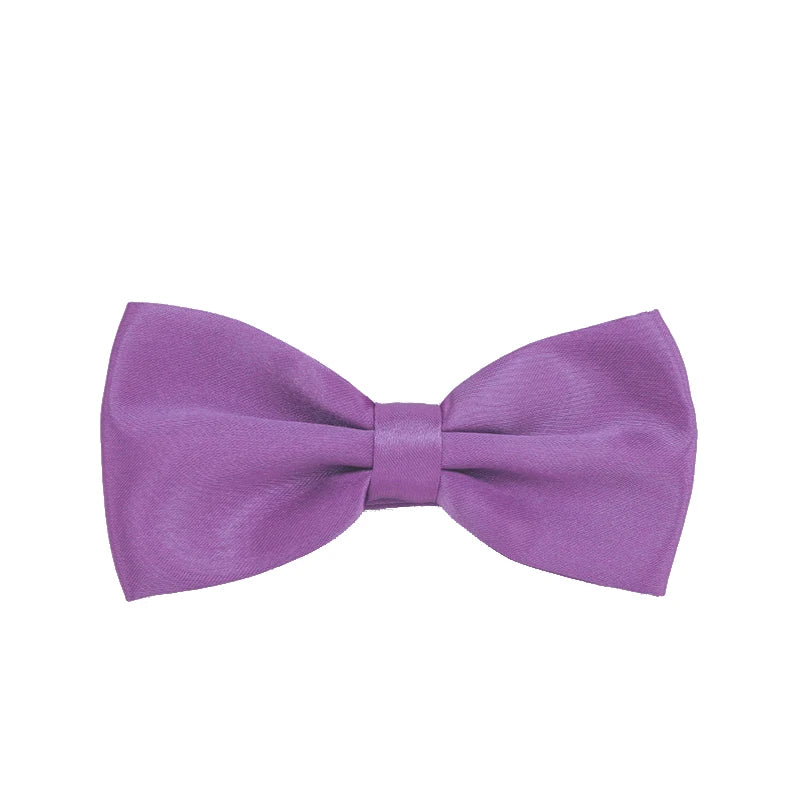 Pajarita ajustada para hombre, pajarita clásica de color negro y dorado, color rojo, verde, rosa, azul y blanco