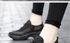 Zapatillas de Malla Hueca con Cordones | Plataforma EVA | Ligeras y Transpirables | Verano