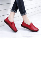 Mocasines Oxford de Cuero Azul | Costura Detallada | Zapatos Planos | Para Todas las Estaciones