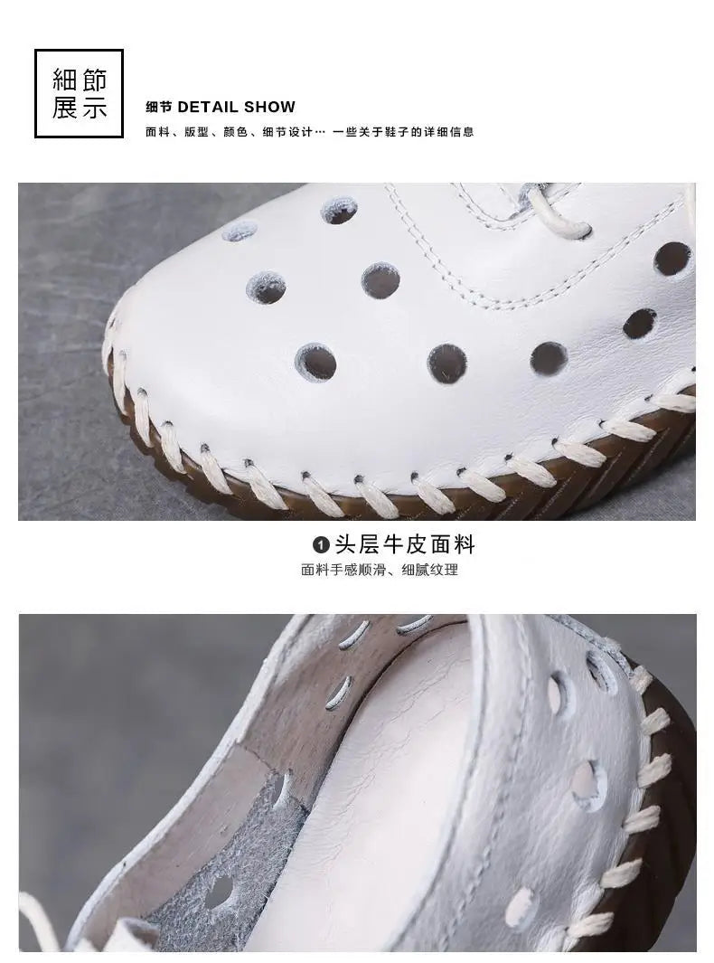 Zapatos Oxford de Diseñador | Cuero Partido | Transpirables | Cordones | Novedad