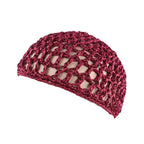 Nueva redecilla de punto suave para el cabello, gorro de redecilla de punto de rayón, gorro para el cuidado del cabello, cubierta nocturna para dormir de ganchillo, turbantes, accesorios de herramientas de estilismo
