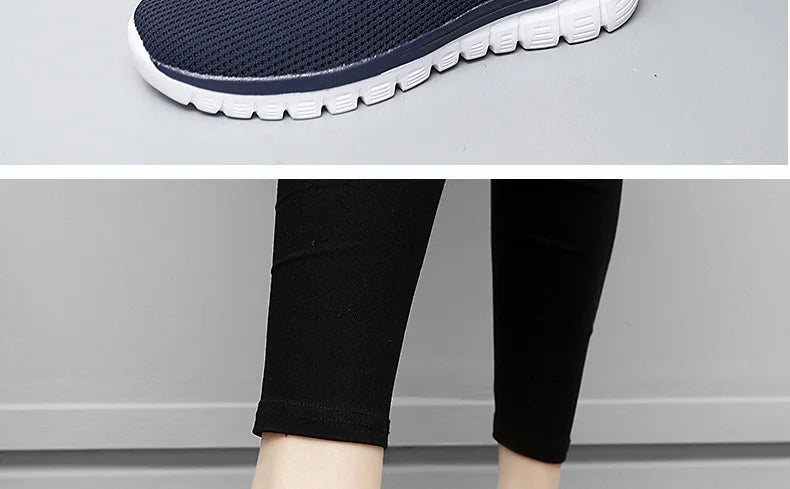 Zapatillas Deportivas Sin Cordones | Ligeras y Cómodas | Talla Grande | Verano