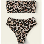 Bikini de Leopardo Push Up Brasileño - Traje Sexy y Moda 2025
