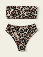 Bikini de Leopardo Push Up Brasileño - Traje Sexy y Moda 2025