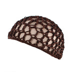 Nueva redecilla de punto suave para el cabello, gorro de redecilla de punto de rayón, gorro para el cuidado del cabello, cubierta nocturna para dormir de ganchillo, turbantes, accesorios de herramientas de estilismo