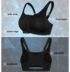 Top Deportivo para Mujer S-5XL | Cremallera Frontal y Push-up | Gimnasio y Yoga | Tico trendy