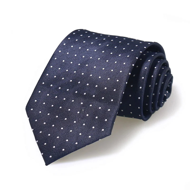 Corbata De Lunares Para Negocios Moda Casual Con Estilo Tico
