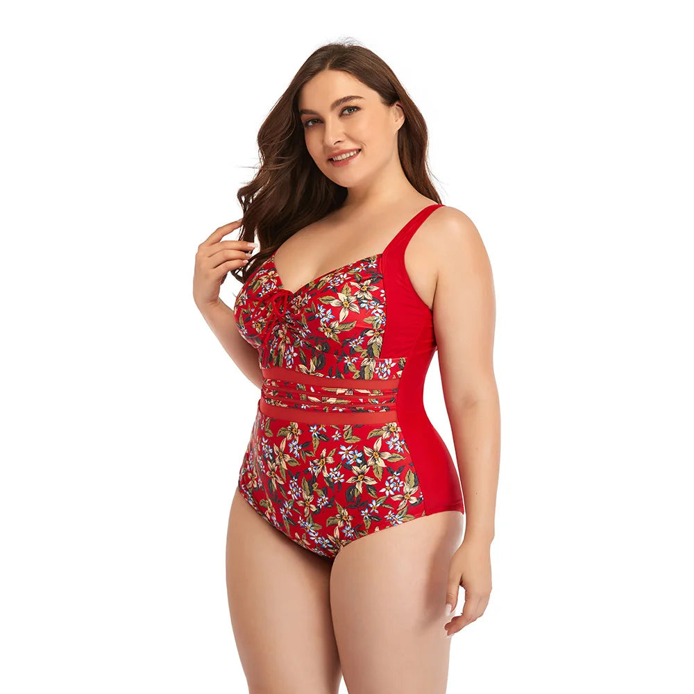 Traje de Baño Una Pieza Talla Grande | Estilo Sexy | Damas
