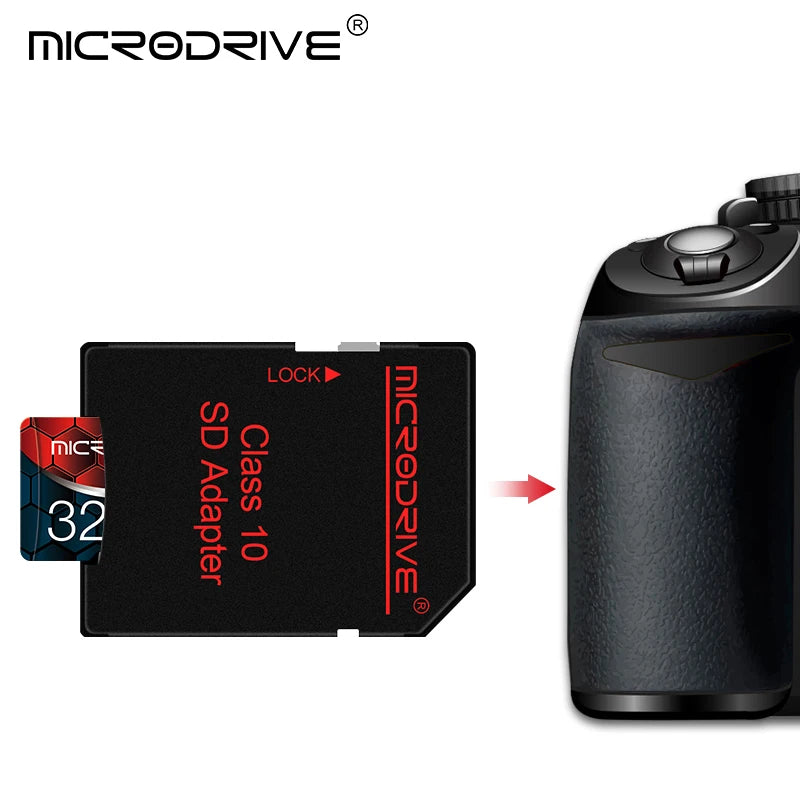 Tarjeta Micro SD Color Rojo | Clase 10 U3 V10 | Garantía 3 Años | Ticotrendy