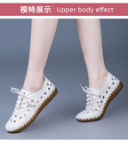 Zapatos Oxford de Diseñador | Cuero Partido | Transpirables | Cordones | Novedad