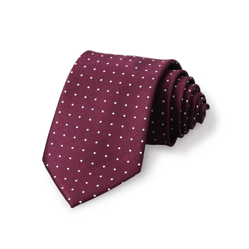 Corbata De Lunares Para Negocios Moda Casual Con Estilo Tico