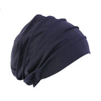 Gorro respirable para mujer, turbante Hijabs para mujer, gorro de tela elástica para la cabeza, gorro suave con volantes para quimio contra el cáncer, bufanda musulmana, venta al por mayor