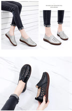 Mocasines Oxford de Cuero Azul | Costura Detallada | Zapatos Planos | Para Todas las Estaciones