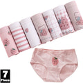 Bragas de Algodón Estampadas | Set de 7 Piezas