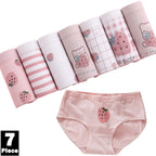 Bragas de Algodón Estampadas | Set de 7 Piezas