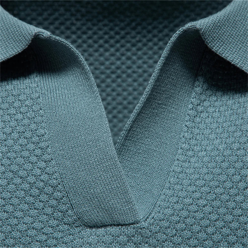 Polo Transpirable Elástico Hombre | Manga Corta Ligero Verano | Tallas S-XXL | Tico Trendy