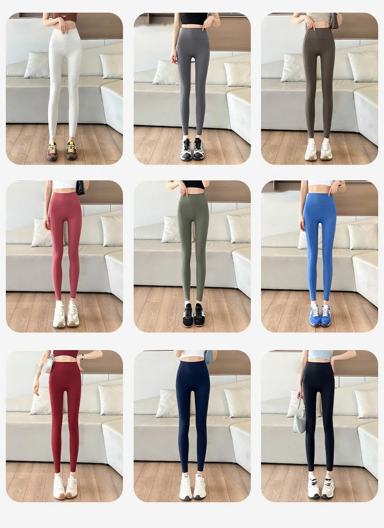 Leggings Piel Tiburón Bolsillo | Push Up Cintura Alta | Fitness Yoga Correr P-O | Ticotrendy