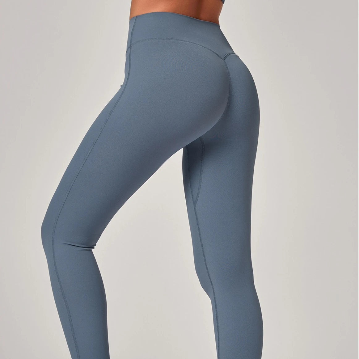 VEQKING Pantalones de Yoga de Cintura Alta para Mujer, Leggings Deportivos con Efecto Scrunch Oculto, de Secado Rápido, Mallas de Gimnasio Suaves para Entrenamiento y Running