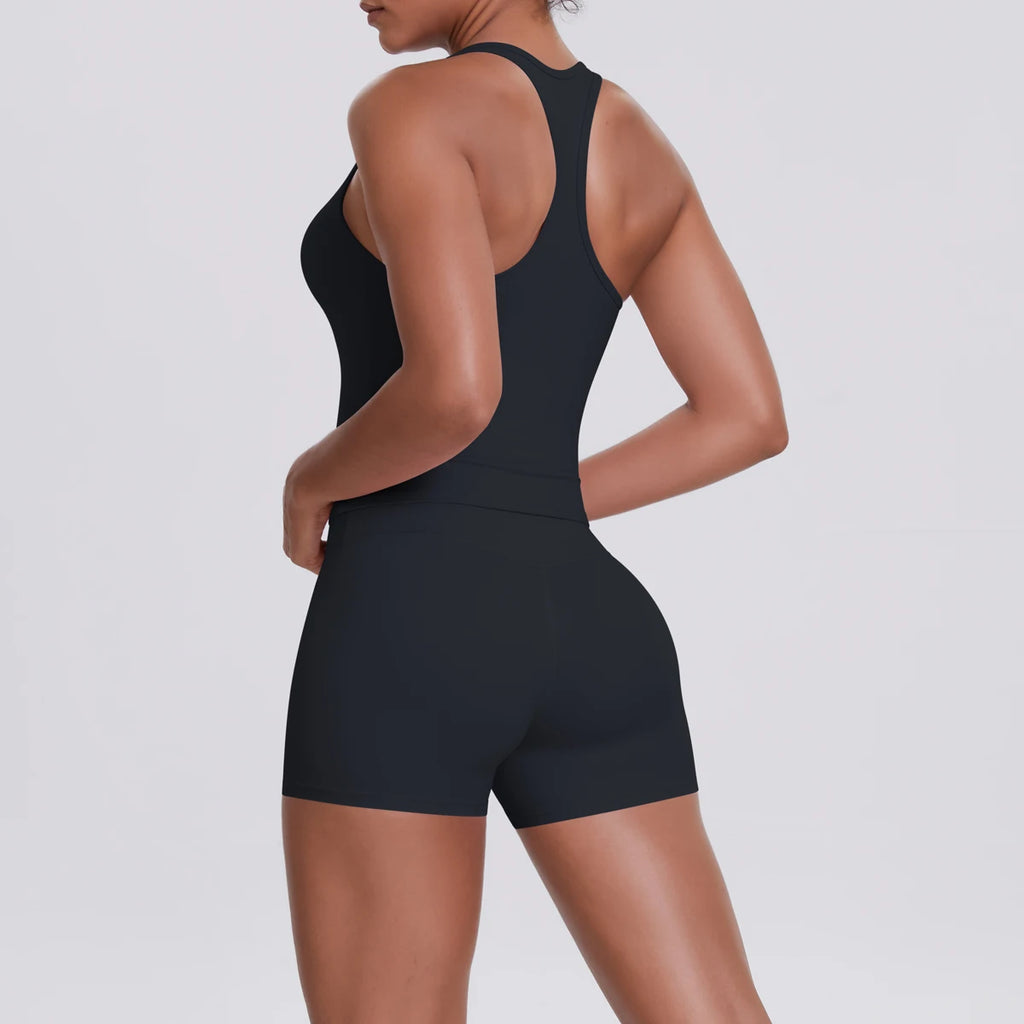 Conjunto Deportivo Mujer 2 Piezas | Sujetador Y Mallas Cintura Alta | Gym Yoga