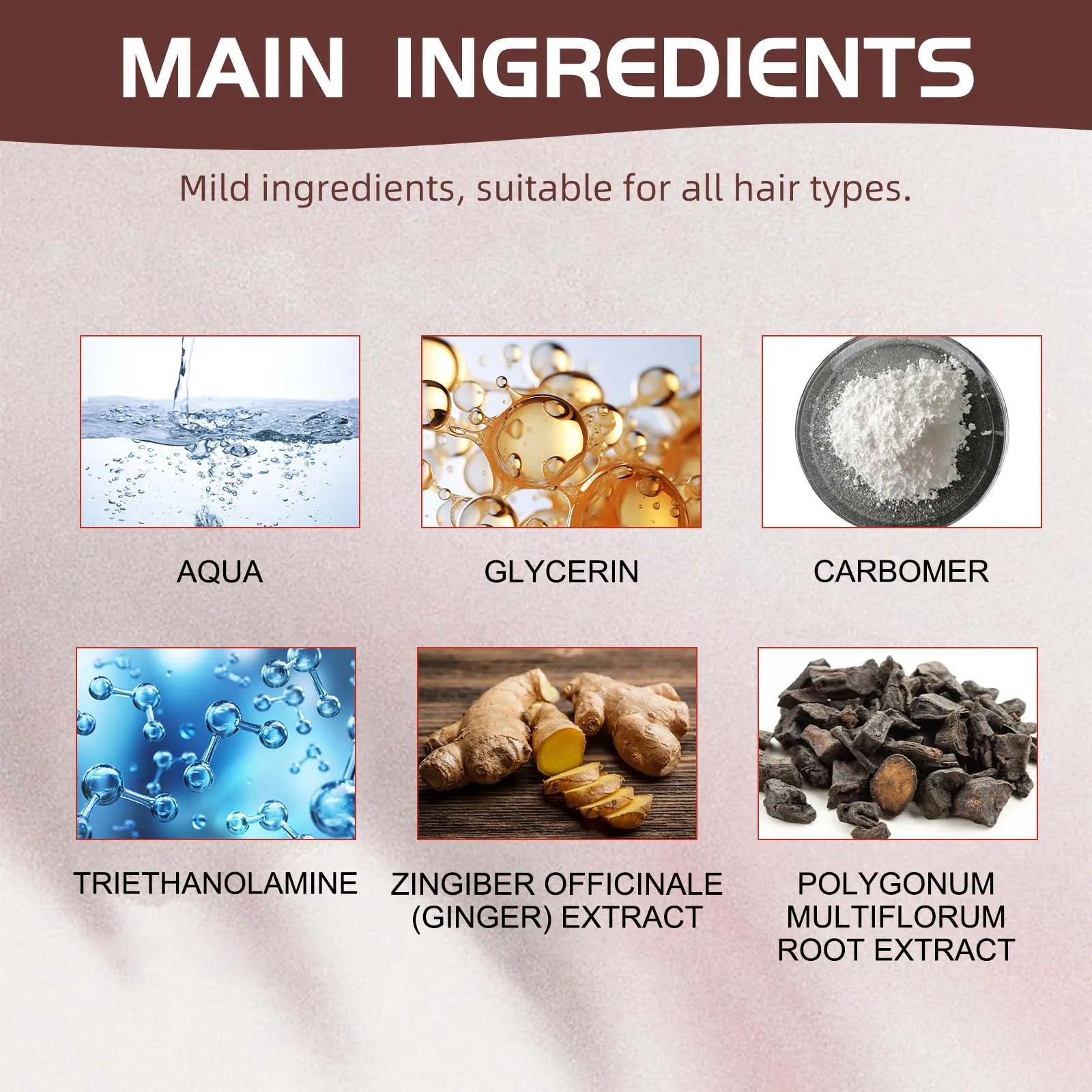 Nuevo asesino de cabello blanco, líquido de esencia polygonum multiflorum que elimina el cabello gris y restaura el color natural del cabello en 7 días 2025