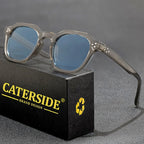 Gafas de Sol Polarizadas CATERSIDE | Montura Poligonal TR90 Ultraligera | UV400