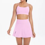 Conjunto Deportivo Yoga 2 Piezas | Ticotrendy Sujetador Shorts Mujer Estilo Fitness