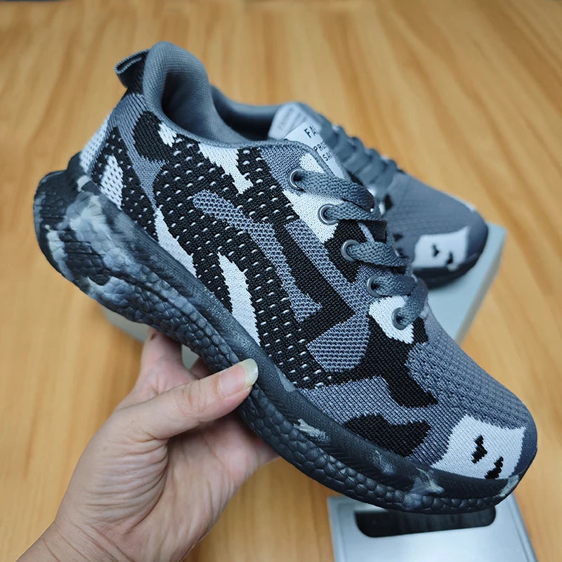 Zapatillas Camuflaje para Hombre | Transpirables y Ligeras | Running y Senderismo | Ticotrendy