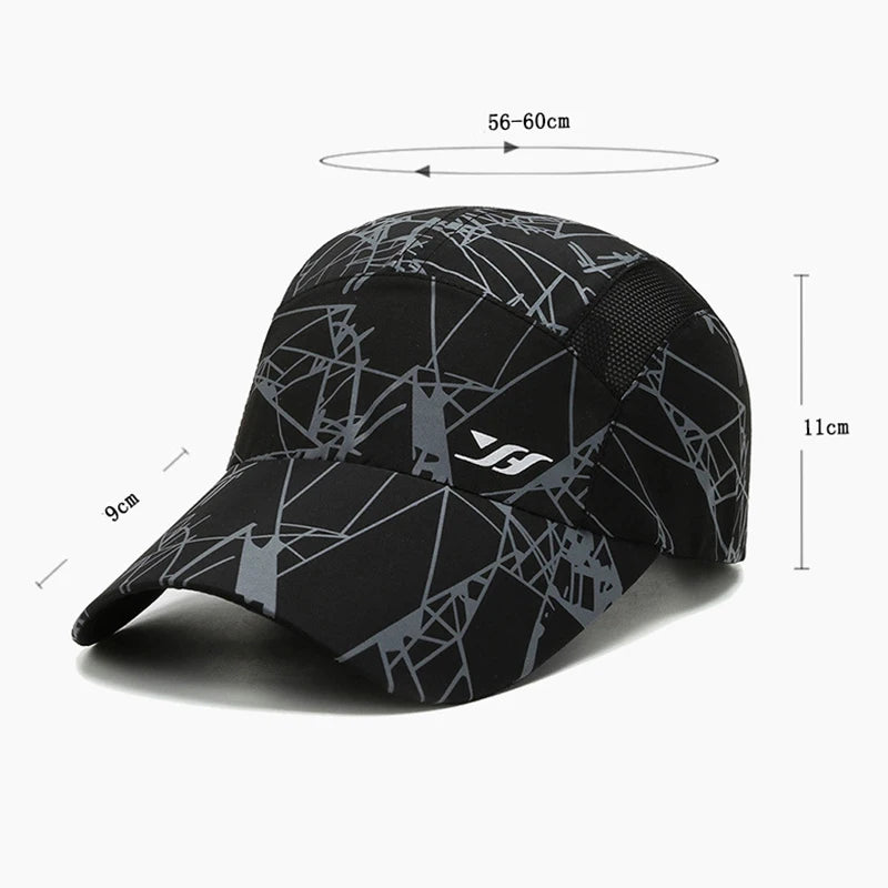Gorra Béisbol Fina Secado Rápido Transpirable Sombrilla | Deporte Viaje Unisex