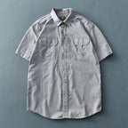 Camisa Casual Hombre | Algodón Puro | Parches Tridimensionales | Manga Corta | Ticotrendy