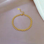 Pulsera de acero inoxidable para hombre y mujer, brazalete de moda, accesorios de joyería, regalos
