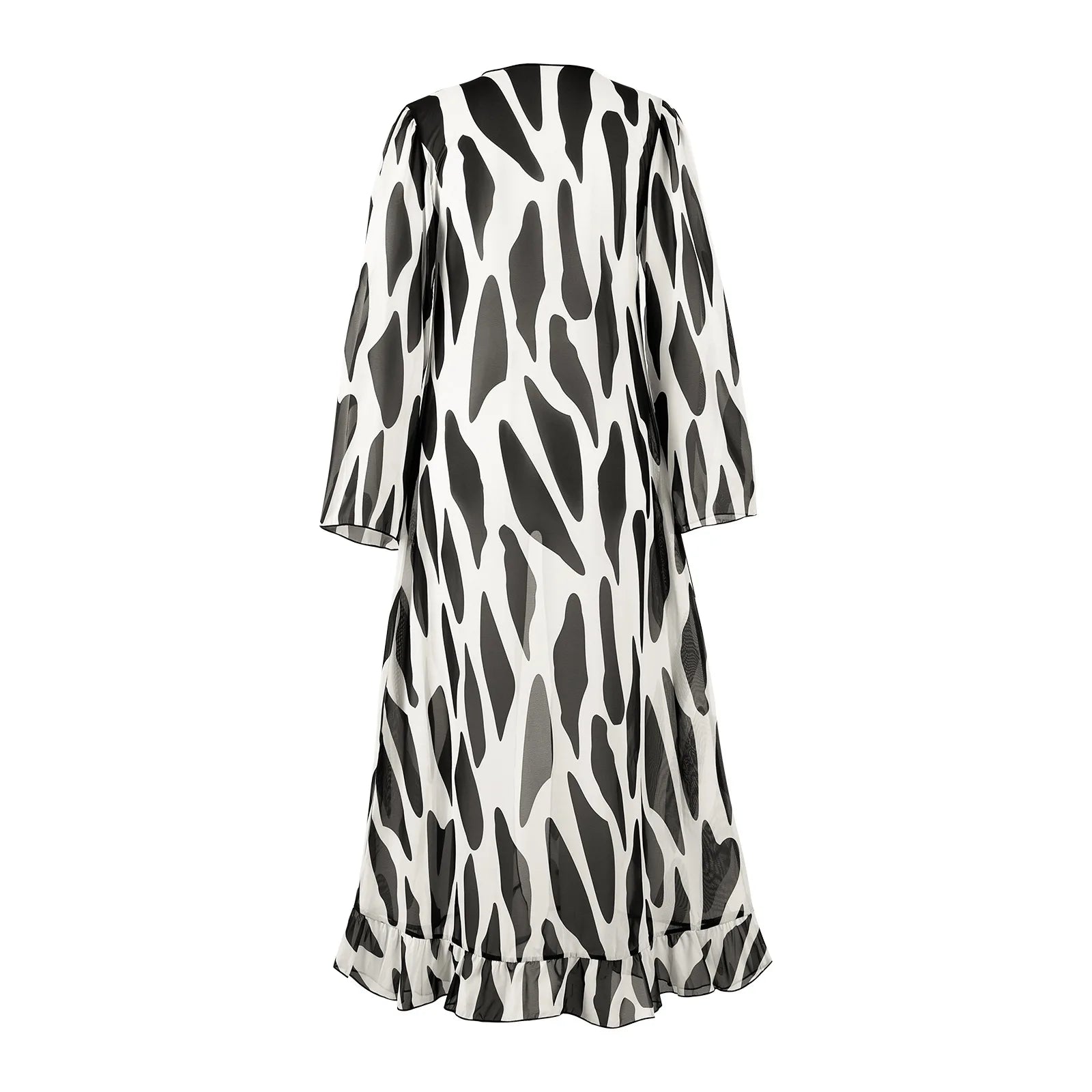 Conjunto de Bikini de Gasa de 3 Piezas - Traje de Baño Divisado para Playa