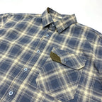 Camisa Cuadros Hombre | Algodón 100% | Estilo Retro Japonés | Manga Corta | Ticotrendy Costa Rica