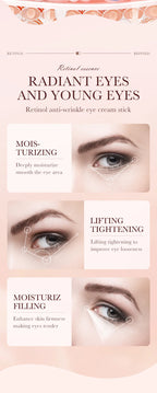 Crema Instantánea Para Bolsas De Ojos | Retinol Antiarrugas Colágeno | Reafirmante Unisex