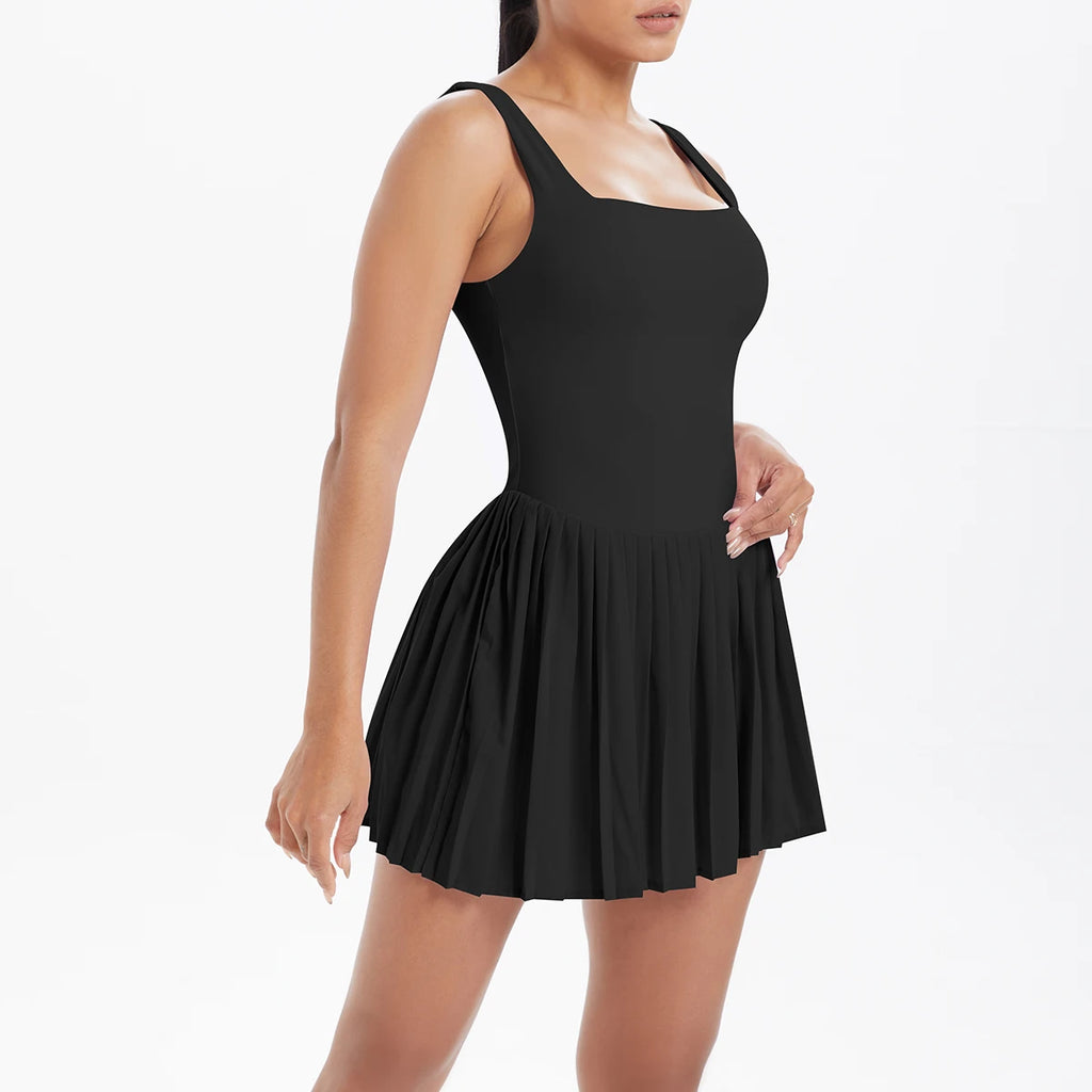 Mono Deportivo de Yoga Mujer | Ticotrendy Ropa Casual Fit Cuello Oblicuo sin Mangas