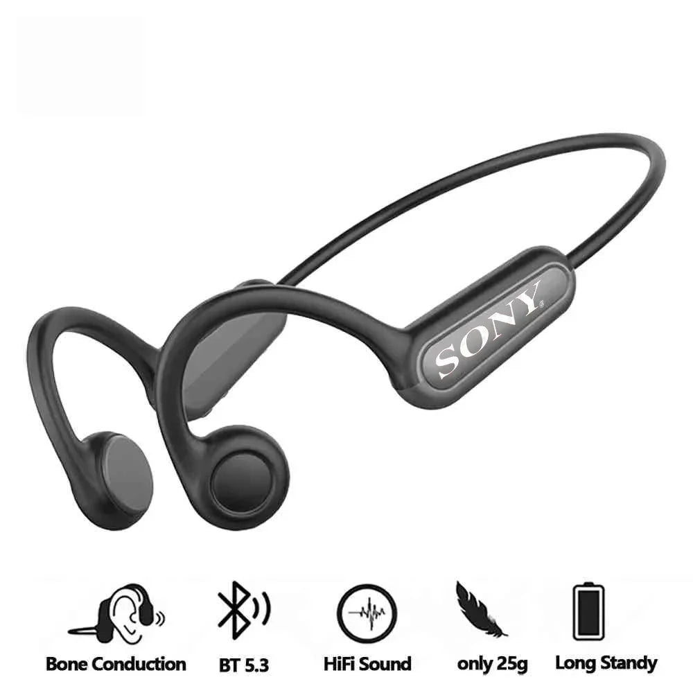 Auriculares SONY Conducción Ósea | Bluetooth 5.3 | Micrófono y Gancho para Oreja | Deportivos