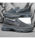 Mocasines Lona Hombre 2025 ∣ Sin Cordones ∣ Suela Gruesa Ligera